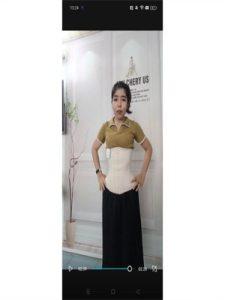 Người mẫu mặc đai nịt bụng định hình latex Ann Chery 2025 giúp định hình vòng eo và cải thiện tư thế Người mẫu mặc đai nịt bụng định hình latex Ann Chery 2025 giúp định hình vòng eo và cải thiện tư thế