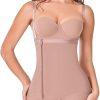 "Bodysuit định hình Ann Chery 5168 màu nude giúp tạo dáng thon gọn, nâng ngực và ôm sát cơ thể, phù hợp mặc trong váy ôm hoặc trang phục dự tiệc."