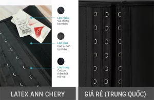 so sánh mẫu ann chery chính hãng và hàng thường vì sao nên chọn đồ lót định hình ann chery