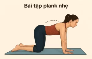Bài tập plank nhẹ giúp cải thiện dáng đứng