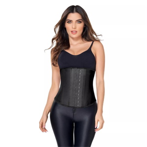 Áo định hình hỡ ngực dáng ngắn Ann chery 2026 Đai nịt bụng Latex Ann Chery 2026 chính hãng màu đen, giúp siết eo, định hình vòng 2 thon gọn sau phẫu thuật thẩm mỹ