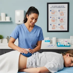 Hướng dẫn cách chăm sóc sau nâng mông tại nhà đúng chuẩn y khoa để đảm bảo kết quả thẩm mỹ an toàn và hiệu quả.
