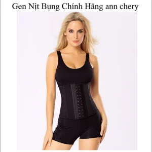 Cách Đeo Gen Nịt Bụng Đúng Chuẩn: 5 Bước & Lộ Trình 7 Ngày 16 Người mẫu mặc gen nịt bụng Ann Chery chính hãng màu đen, thiết kế ôm sát giúp định hình vòng eo thon gọn.