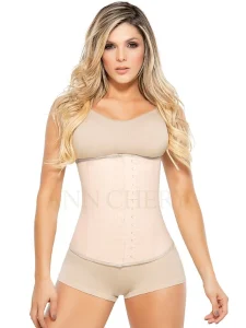 Mẫu mặc gen nịt bụng Latex Ann Chery 2025 màu da – thiết kế ôm sát, tạo đường cong chuẩn và hỗ trợ siết eo hiệu quả