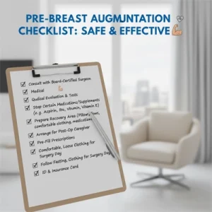 Danh sách cần chuẩn bị cho nâng ngực an toàn và hiệu quả Danh sách cần chuẩn bị gì cho nâng ngực an toàn và hiệu quả