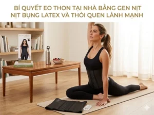 Bí quyết eo thon tại nhà bằng gen nịt bụng latex Ann Chery kết hợp tập luyện và thói quen sống lành mạnh giúp giảm mỡ bụng và cải thiện vóc dáng hiệu quả.