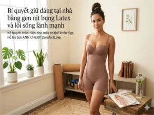 Bí quyết giữ dáng tại nhà bằng gen nịt bụng latex Ann Chery kết hợp lối sống lành mạnh giúp duy trì vóc dáng thon gọn và cơ thể khỏe đẹp.