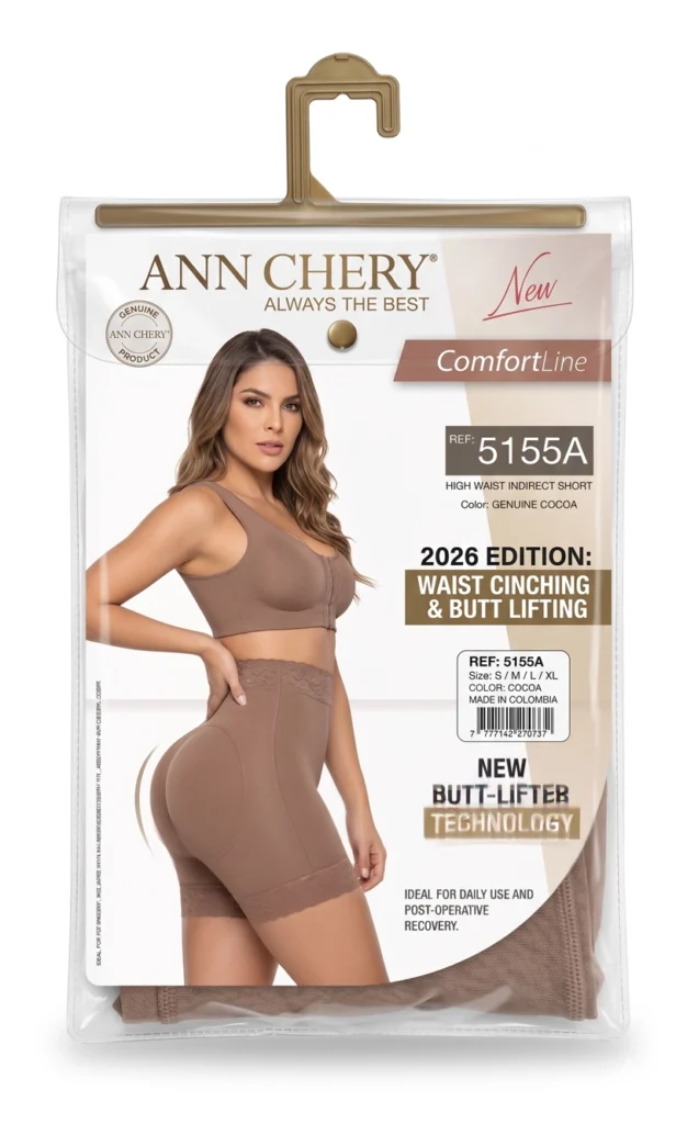 Quần định hình nâng mông Ann Chery 5155A ComfortLine 2026 chính hãng giúp siết eo, nâng vòng 3 tự nhiên, định hình vòng 2 và hỗ trợ mặc hằng ngày hoặc phục hồi sau phẫu thuật. ✨🍑