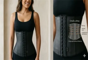 Đồ lót định hình Latex Ann Chery chuẩn y khoa giúp siết eo thon gọn, phân bổ lực nén khoa học, hỗ trợ cột sống và định hình vòng 2 hiệu quả cho nữ