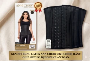 Gen nịt bụng latex Ann Chery 2021 chính hãng giúp siết eo bụng dưới an toàn, định hình vòng eo thon gọn và hỗ trợ giảm mỡ hiệu quả